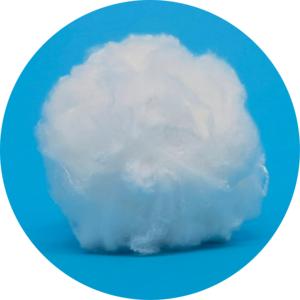 Microfibre de polyester de type duvet 0.8D*38mm pour le rembourrage - Product Image 6