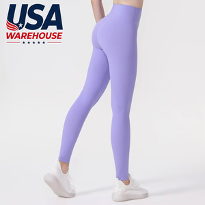 กางเกงโยคะเอวสูงทรงสลิม ระบายอากาศได้ดี สำหรับผู้หญิง ยี่ห้อ USA Oversea Warehouse เหมาะสำหรับออกกำลังกาย วิ่ง และเล่นกีฬา - Product Image 1
