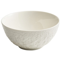 Haute qualité White Rock Surface porcelaine céramique bol à soupe grande capacité riz Ramen pâtes nouilles salade Restaurant vaisselle