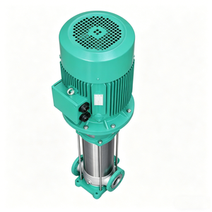 Pompe à eau verticale multi-étages en acier inoxydable pour circulation industrielle HF-WT02 Construction Corrosion-re - Product Image 1
