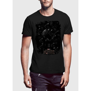 T-shirt lunga vita al re pantera nera mezza manica - Product Image 2
