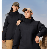Veste de pluie 3-en-1 pour la randonnée et le camping, imperméable, coupe-vent, épaisse, coupe-vent personnalisée, veste softshell unisexe