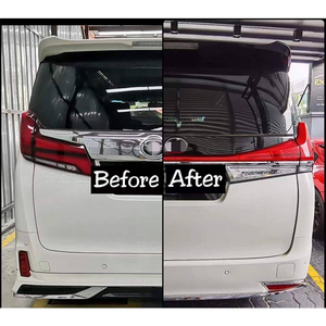กันชนรถยนต์ปรับแต่งสำหรับชุดบอดี้คิทดีไซน์ LM อุปกรณ์เสริมสำหรับ Toyota Alphard 30 Vellfire ถึง <span class=keywords><strong>Lexus</strong></span> <span class=keywords><strong>LM300</strong></span> - Product Image 4