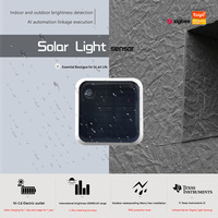 Sensor de Luz Solar Zigbee Tuya para Hogar Inteligente, Resistente al Agua IP65, Sensor de Luminosidad para Exteriores, Fácil de Instalar