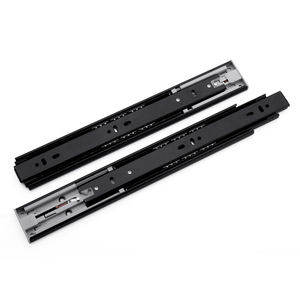 Glissières de tiroir à charge lourde, roulement à billes, triple extension, glissières de meubles, 62 g/pouce, fermeture douce - Product Image 3