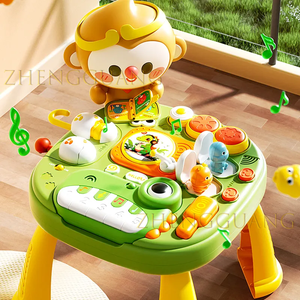 Juego de rompecabezas de Piano de dinosaurio multifuncional Zhengguang, juguetes de mesa de aprendizaje, tablero sensorial ocupado para bebés, juguetes Montessori para niños pequeños - Product Image 2