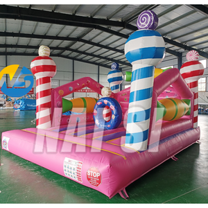 Brincolín inflable <span class=keywords><strong>de</strong></span> lona <span class=keywords><strong>de</strong></span> PVC con diseño <span class=keywords><strong>de</strong></span> dulces, comercial, para niños y niñas, casa <span class=keywords><strong>de</strong></span> brinco inflable, diversión para fiestas y eventos <span class=keywords><strong>de</strong></span> <span class=keywords><strong>alquiler</strong></span>. - Product Image 2