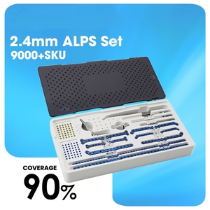ชุดเครื่องมือผ่าตัดสัตว์เลี้ยงขนาดเล็ก ALPS พร้อมสกรูล็อคก้านขนาด 2.4 มม. ราคาดี สำหรับการยึดกระดูกหัก - Product Image 3