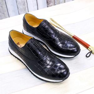 High-end Custom Leather Business Casual Autumn Dress <b>Shoes</b> Leopard Pattern Pointed Toes <b>Flat</b> <b>Soles</b> Fringed Accents Anti-Slip for - Product Image 1