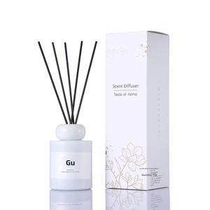 Diffuseur de parfum sans flamme en rotin, huile essentielle, parfum d'intérieur, chambre, désodorisant longue durée pour toilettes - Product Image 1