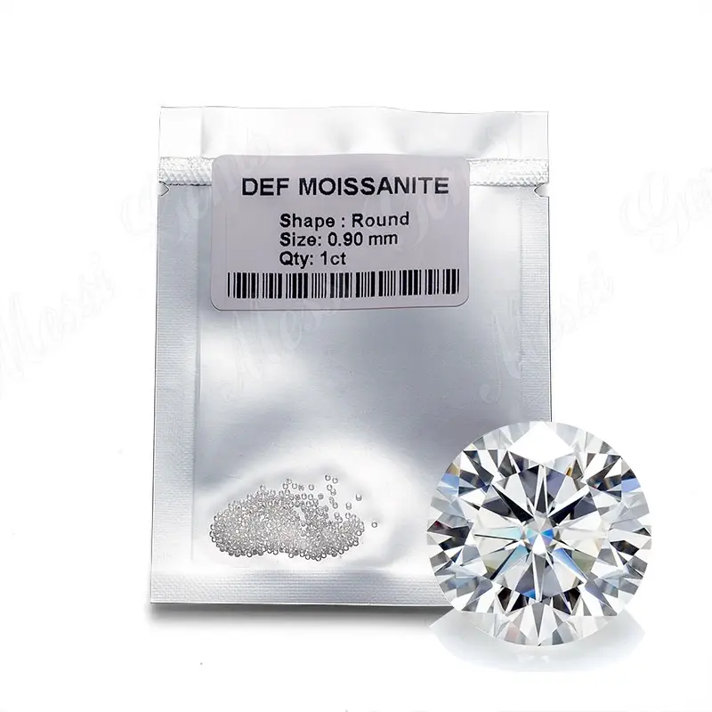 Groothandel Roze Blauw Geel D Kleur Moissanite Melee Klein Formaat Moissanite Synthetische Diamant Voor Hiphop Sieraden