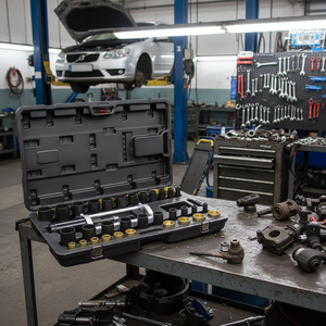 ชุดเครื่องมือไฮดรอลิกอเนกประสงค์สำหรับซ่อมรถยนต์ 49 ชิ้น ใช้งานง่ายสำหรับการถอดบุชชิ่ง - Product Image 3