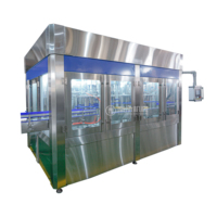 Machine automatique de remplissage et de capsulage de liquide de bouteille d'eau d'animal familier de 3l 5l 10l