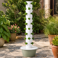 Système de jardinage vertical à 9 niveaux, tour de culture auto-arrosante, jardinière hydroponique pour la culture de légumes à feuilles vertes