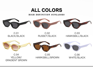 Vendita calda <span class=keywords><strong>da</strong></span> <span class=keywords><strong>donna</strong></span> Cat Eye piccola montatura UV400 <span class=keywords><strong>occhiali</strong></span> <span class=keywords><strong>da</strong></span> <span class=keywords><strong>sole</strong></span> 5176 modello in materiale plastico <span class=keywords><strong>da</strong></span> <span class=keywords><strong>donna</strong></span> - Product Image 6