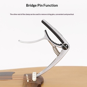 Capo pour <span class=keywords><strong>guitare</strong></span> folk trois-en-un en alliage de zinc, plectre pour <span class=keywords><strong>guitare</strong></span> électrique et acoustique, accessoires d'instruments de musique - Product Image 4