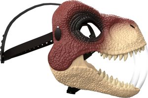Máscara de Dinosaurio Raptor de Mattel para Reenactimientos, Máscara de Plástico Inspirada en Películas, con Mandíbula Abrible, Textura Realista y Color - Product Image 5