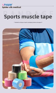 Cinta Deportiva Profesional de Algodón <span class=keywords><strong>para</strong></span> Maratón, Cinta de Kinesiología, Cinta Elástica <span class=keywords><strong>para</strong></span> Levantar Pesas y <span class=keywords><strong>Correr</strong></span> - Product Image 5