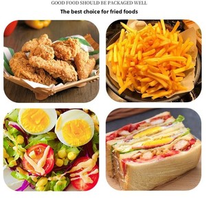 Boîte à emporter pour ailes <span class=keywords><strong>de</strong></span> <span class=keywords><strong>poulet</strong></span> frites, logo personnalisé, écologique, en vrac - Petite boîte blanche jetable pour frites, emballage pour restauration rapide - Product Image 5