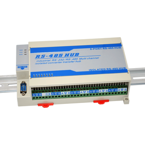 Répéteur de bus et distributeur de signal RS485 bidirectionnel isolé à 8 ports avec protection contre la foudre W728 - Product Image 1