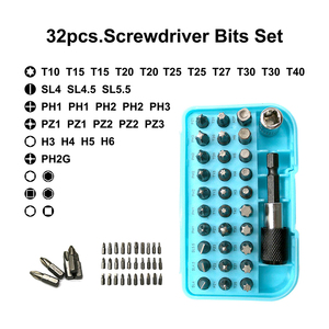 Qixin Huishoudelijk Gebruik Aangepaste 32 Stuks <span class=keywords><strong>Bits</strong></span> Driver Set CR-V Stalen Impact Driver Bit Set Voor Boren En Drivers - Product Image 2