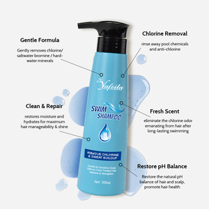 Champú y acondicionador de eliminación de cloro de etiqueta privada personalizada, kit de cuidado del cabello de natación con restauración de brillo <span class=keywords><strong>para</strong></span> nadadores - Product Image 2
