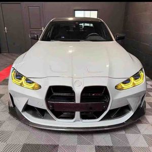 Para <span class=keywords><strong>BMW</strong></span> G80 G82 M3 M4, 3 Piezas de Fibra de Carbono Seca, Labio Delantero para Parachoques, Estilo CSL, Kit de Carrocería <span class=keywords><strong>2021</strong></span>+ - Product Image 4