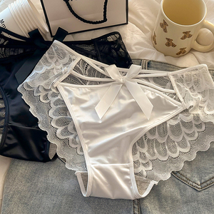 Braguitas de Encaje Transparente Wildness Pure Desire para Mujer, Bragas Japonesas Sexys sin Costuras que Ajustan la Cadera - Product Image 5