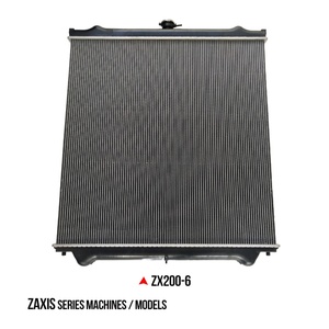 แกนหม้อน้ำ 4448338 สำหรับรถขุด Hitachi ZX200-6 ZAXIS200-6 ระบบระบายความร้อนอะไหล่เปลี่ยนแทน ถังน้ำอลูมิเนียม - Product Image 1