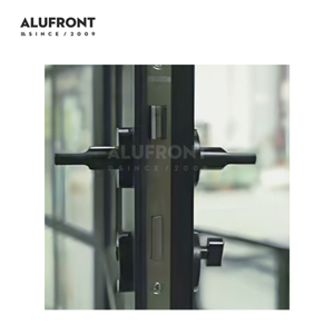 Foshan Factory Puertas francesas de aspecto de acero de aluminio exterior de alta calidad Alternativa a las puertas de acero - Product Image 5