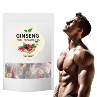 Thé aux cinq trésors au ginseng, directement de l'usine, mélange d'herbes santé, sachets de thé, thé naturel pour les reins, thé pour améliorer l'énergie et la vitalité masculine