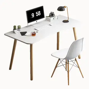 פשוט בית ריהוט דירה סלון חדר שינה משרד שולחן מחשב קטן, עץ פשוט שולחן עבודה מחשב נייד שולחן