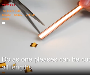 ไฟแถบ LED แบบยืดหยุ่น แรงดันต่ำ 1300lm CRI90 ขนาด 5 ม.*8 มม. ประหยัดพลังงาน ตัวเลือก 528LEDs Cob คุณภาพจากผู้ผลิตโดยตรง - Product Image 1