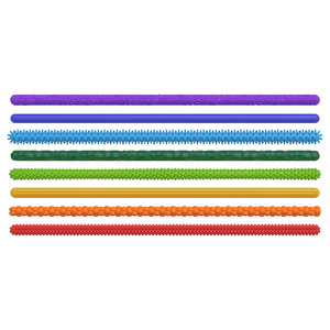 8Pcs Silicone Textured Decompress Sensory Stick Fidget Toy for Autism Kids and <strong>Adults</strong> Anxiety Relief ADHD Party <strong>Novelties</strong> <strong>Gifts</strong> - Product Image 2