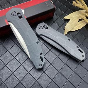 Couteau pliant tactique de survie en acier D2 2042 avec manche en fibre de nylon, logo personnalisé, couteau de chasse <span class=keywords><strong>EDC</strong></span> pour l'extérieur, cadeau pour homme - Product Image 5