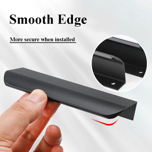 Sang Trọng Hiện Đại 80-12000Mm Vàng Nhôm Giấu Ngăn Kéo Tủ Tay Nắm Cửa Cho Nhà Bếp Phòng Ngủ Tủ Quần Áo Tủ Quần Áo Sử Dụng Chống Gỉ - Product Image 5