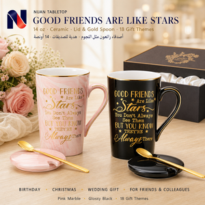 <span class=keywords><strong>Tazza</strong></span> dell'Amicizia dal Design Conico in Ceramica con Coperchio, <span class=keywords><strong>Tazza</strong></span> da Caffè per Donne, Regalo di Compleanno per Migliore Amica - Product Image 3
