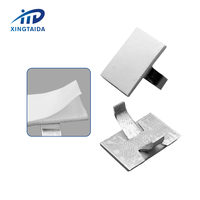 Serre-câble type siège fixe installation plate boucle de fil d'aluminium base adhésive clip de câble réglable