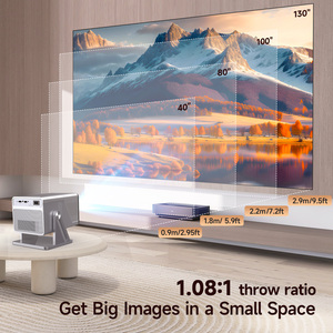 โปรเจคเตอร์สำหรับบ้าน X7 2026 ความสว่าง 1000 ลูเมนส์ รองรับความละเอียด 1080P 8K ระบบปฏิบัติการ Android 14 เสียงสเตอริโอ พกพาสะดวก ปรับคีย์สโตนอัตโนมัติ หน่วยความจำ 2GB 16GB WiFi 6 - Product Image 4