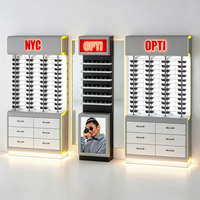 Présentoirs Modernes 2026 pour Magasins d'Optique – Métal et MDF pour Vitrines de Lunettes en Boutiques de Détail
