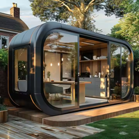 Villa de villégiature, hôtel, maison capsule, maison modulaire préfabriquée en Thaïlande, maison conteneur habitable de 40 pieds
