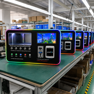 Máquina Dispensadora <span class=keywords><strong>de</strong></span> Fragancias Inteligente Comercial para Discotecas y Hoteles, Kiosco Interactivo <span class=keywords><strong>de</strong></span> Perfumes con 5 Orificios y LED - Product Image 6