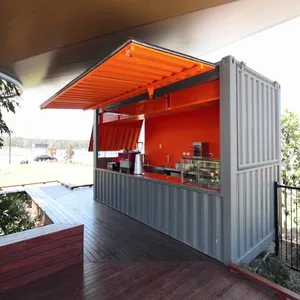 ร้านกาแฟบาร์คอนเทนเนอร์สำเร็จรูปขนาด 20 ฟุต กันน้ำ ราคาประหยัด ขาย - Product Image 6