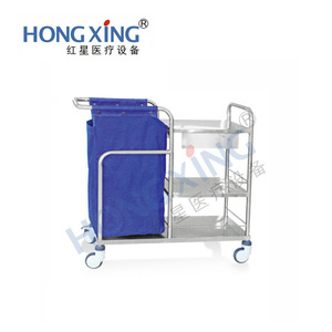 Carrito de Acero Inoxidable Red Star 1000*540*940 de 3 Niveles para Uso Hospitalario, de Enfermería y Ambulatorio - Product Image 2
