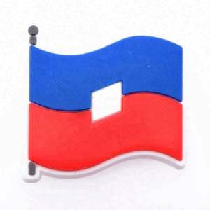 ธงเกาะคุกเสน่ห์อุดตัน ธงมาโอริเสน่ห์อุดตันแบบกําหนดเอง ลูกไม้ Rarotonga แท็กเสน่ห์อุดตันธงซาโมว ตกแต่งรองเท้า - Product Image 4