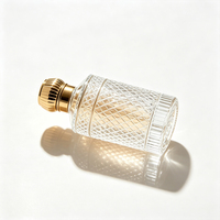 Nouveautés, design luxueux, logo personnalisé, flacon de parfum en verre transparent de haute qualité 30 ml avec impression à l'écran