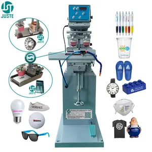 2 <span class=keywords><strong>Color</strong></span> Pad Printer Totalmente Automático Alimentador Totalmente Automático Chinelo Fãs Spd Pad <span class=keywords><strong>Printing</strong></span> Machine Para Nota Roupas Golf Tees Tube - Product Image 1