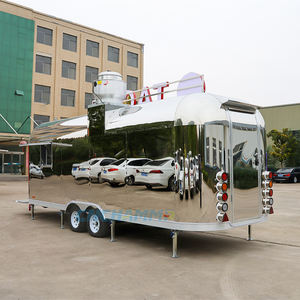 Remolque de Comida de Gran Capacidad Chammp, Restaurante Móvil con Equipamiento de Grado Comercial, Estación para Pizza y Hamburguesas - Product Image 2