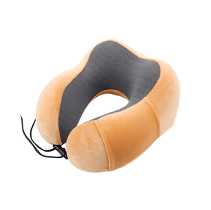 Venta al por mayor Ultra de tela de terciopelo suave de espuma de memoria en forma de U almohada de viaje cuello Almohadas - Product Image 4