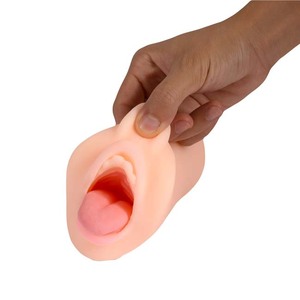 อุปกรณ์ช่วยตัวเอง TPE สำหรับผู้ชายแบบมีปุ่มสำหรับผู้หญิงอุปกรณ์ช่วยตัวเองแบบแกว่งสำหรับใช้ในช่องปากเซ็กส์ทอยสำหรับผู้ชาย - Product Image 2